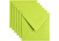 Envelop Papicolor 140x140mm appelgroen