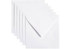 Envelop Papicolor 140x140mm kraft wit