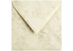 Envelop Papicolor 140x140mm marble ivoor