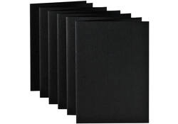 Correspondentiekaart Papicolor dubbel 105x148mm ravenzwart pak à 6 stuks