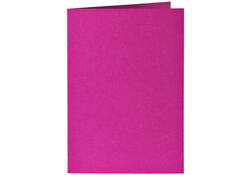 Correspondentiekaart Papicolor dubbel 105x148mm felroze pak à 6 stuks