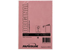 Correspondentiekaart Papicolor dubbel 105x148mm rood pak à 6 stuks