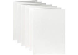 Correspondentiekaart Papicolor dubbel 105x148mm hagelwit pak à 6 stuks