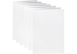 Correspondentiekaart Papicolor dubbel 105x148mm kraft wit pak à 6 stuks