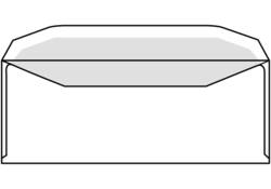 Envelop IEZZY C5/6 114x229mm venster rechts gegomd wit 500st