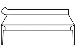 Envelop IEZZY C5/6 114x229mm venster rechts strip wit 500st