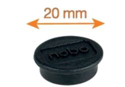 Magneet Nobo 20mm 120gr zwart