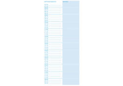 Things to do Djois Atlanta recycled papier Today 140x297mm 125vel 70gr blauw