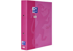 Ringband Oxford Touch A4 2-rings O-mech 30mm roze