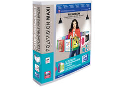 Presentatieringband Oxford Polyvision Maxi A4 XL 4-rings D-mech 40mm transparant
