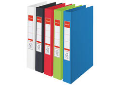 Ringband Esselte Standaard A4 42mm 30% gerecycled PP folie assorti
