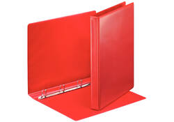 Presentatieringband Esselte Essentials panorama A4 4-rings D-mechaniek 38mm rood