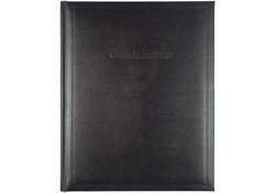 Condoleancealbum Kangaro 260x210mm zwart