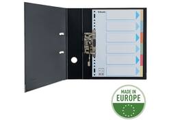 Tabbladen Esselte Premium A4 6-delig karton 23-rings assorti
