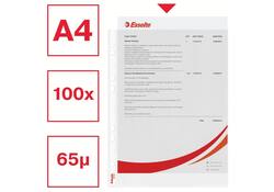 Showtas Esselte standaard 0,07mm PP A4 100 stuks
