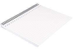 Collegeblok Multo A4 ruit 10x10mm 23-gaats 160 pagina's 80gr wit