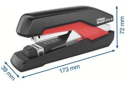 Bureaunietmachine Rapid Supreme fullstrip S1O60 60 vel zwart/rood