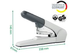 Nietmachine Leitz Heavy Duty Flat Clinch 60 vel zilver