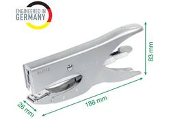 Niettang Leitz achterlaadmodel P3 40 vel zilver