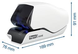 Nietmachine Rapid Supreme contactloos elektrisch 5025 e 25 vel wit