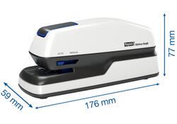 Nietmachine elektrisch Rapid Optima Grip 20vel zilver/zwart