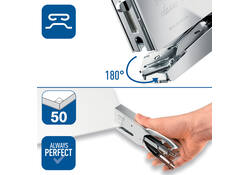 Niettang Rapid 1DX 50vel 24/6 chroom