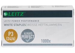 Nieten Leitz P3 24/6 wit 1000 stuks