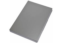 Klembordkoffer MAUL Assist A4 staand zijopening aluminium