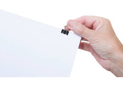 Papierklem MAUL 213 foldback 13mm capaciteit 4mm zwart