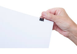 Papierklem MAUL 213 foldback 16mm capaciteit 5mm zwart