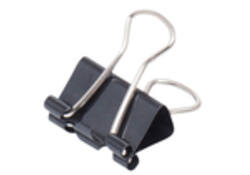 Papierklem MAUL 213 foldback 16mm capaciteit 5mm zwart