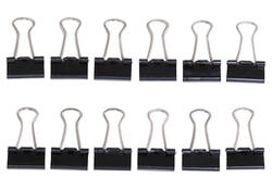 Papierklem MAUL 213 foldback 16mm capaciteit 5mm zwart