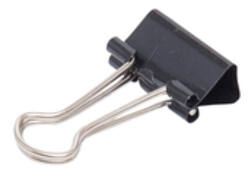 Papierklem MAUL 213 foldback 19mm capaciteit 7mm zwart