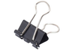 Papierklem MAUL 213 foldback 19mm capaciteit 7mm zwart