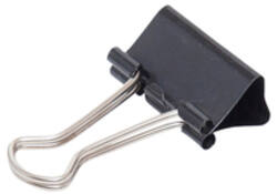 Papierklem MAUL 213 Foldback 25mm capaciteit 9mm zwart