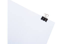 Papierklem MAUL 213 Foldback 25mm capaciteit 9mm zwart