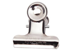 Papierklem MAUL Bulldog 30mm capaciteit 10mm zilver