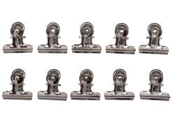 Papierklem MAUL Bulldog 30mm capaciteit 10mm zilver