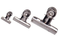 Papierklem MAUL Bulldog 30mm capaciteit 10mm zilver