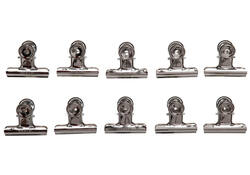 Papierklem MAUL Bulldog 50mm capaciteit 20mm zilver
