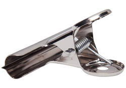 Papierklem MAUL Bulldog 70mm capaciteit 40mm zilver