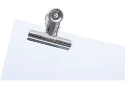 Papierklem MAUL Bulldog 70mm capaciteit 40mm zilver