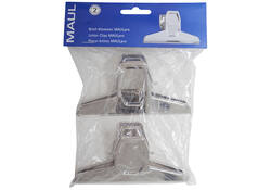 Papierklem MAUL Pro 125mm capaciteit 30mm blister à 2 stuks