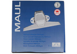 Papierklem MAUL Pro 125mm capaciteit 20mm zilver