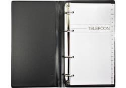 Telefoonalbum Kangaro 215x130mm A-Z 4-rings assorti