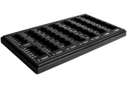 Muntinzetbak Pavo 330x183x20mm zwart