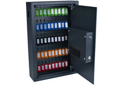 Sleutelkast Pavo high security met fingerprintslot 50 haken 550x400x100mm