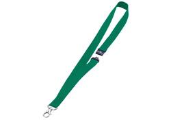 Textielkoord Durable 8137 met karabijnhaak groen