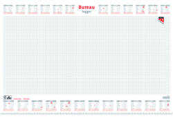 Bureau-onderlegblok 2027 Quantore ruit 56,5X36cm wit