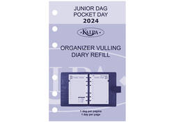 Agendavulling 2026 Kalpa Pocket 1dag/1pagina